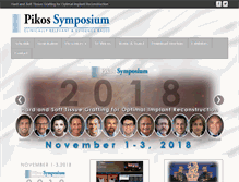 Tablet Screenshot of pikossymposium.com